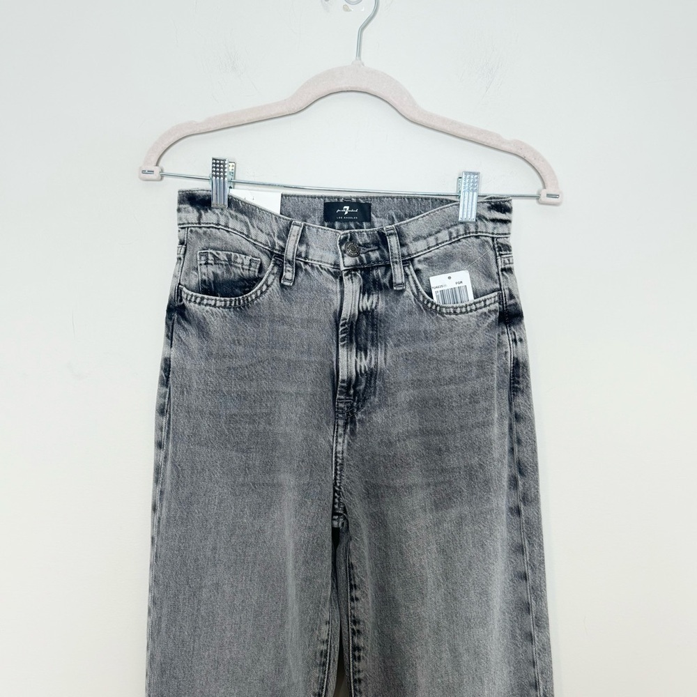 NWT 7 For All Mankind Fern Grey Easy Bootcut Jean Size 25 - Picture 4 of 9
